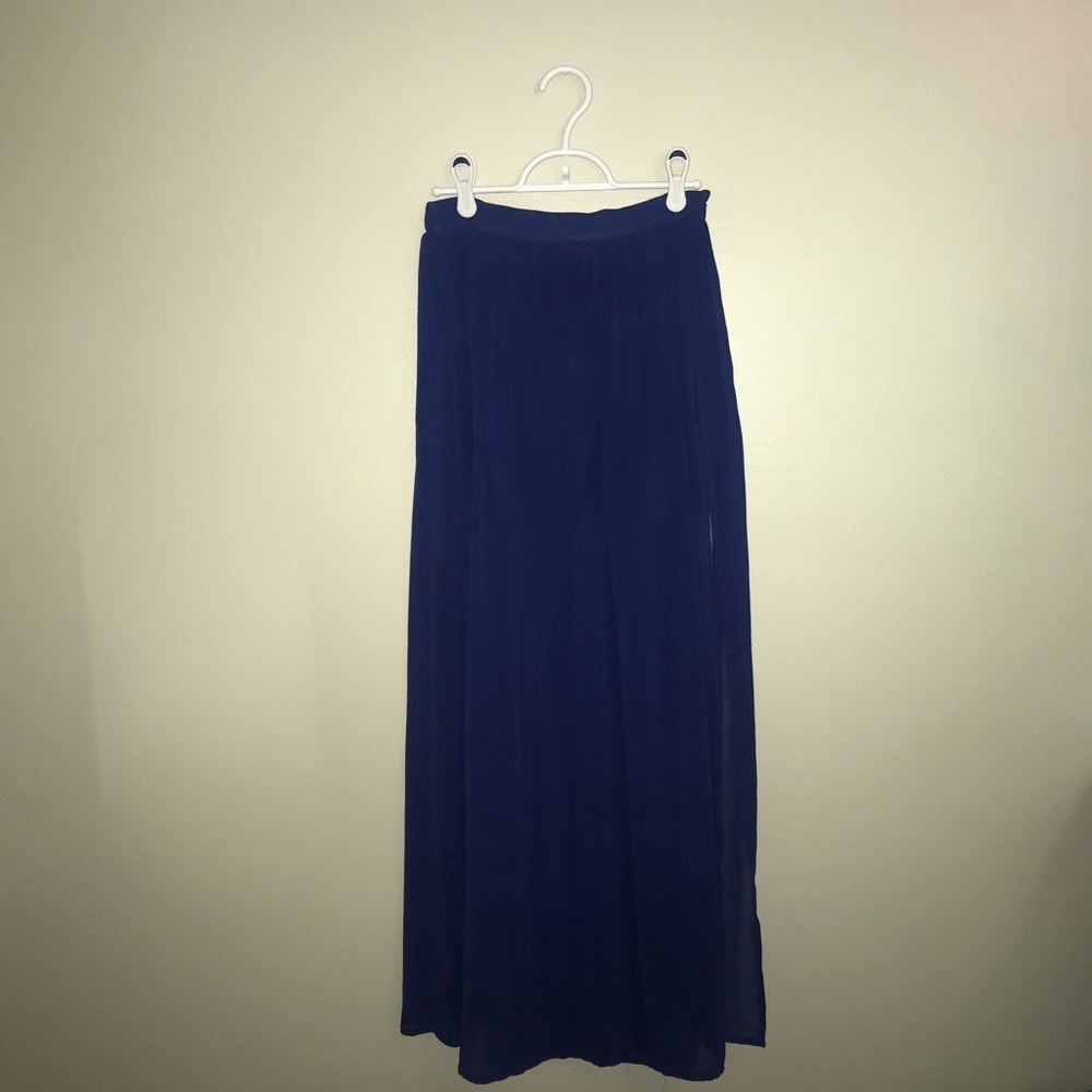 Forever 21 Blue sheer skirt